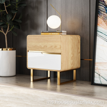 Night Stand Kabinet Penyimpanan Laci Bilik Tidur Night Stand